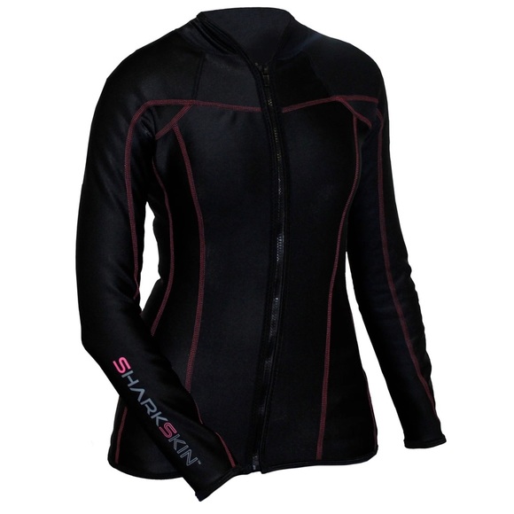 SHARKSKIN chillproof long sleeve full zip water sports thermal quick dry top​ - Picture 1 of 13